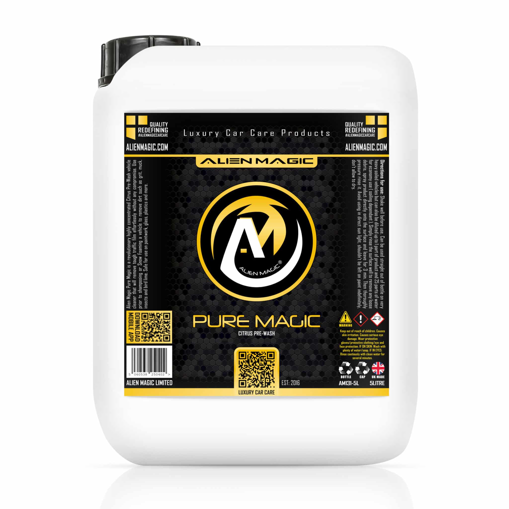 Pure Magic | Citrus Pre-Wash Highly concentrated Pre-Wash vehicle cleaner